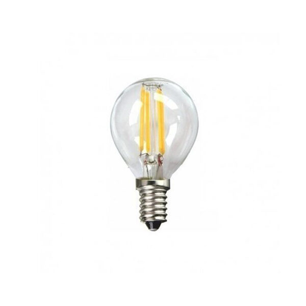 Mejor precio para Lampara LED Filamento Esférica Transparente 3W E14 3000K 390lmSILVER SANZ 960314. Desde nuestra tienda a tu casa. Envío a todo España